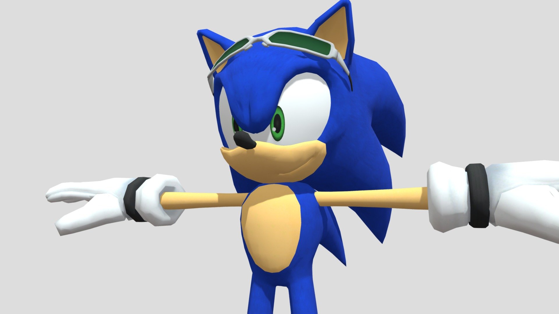 Sonic Download Free 3D model by lavareefescape [cc7260e] Sketchfab