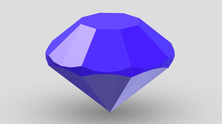 Single Gemstone 3D Model