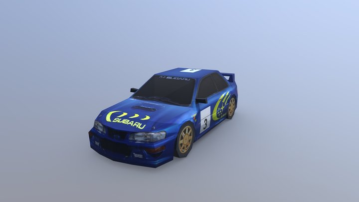 Subaru Impreza WRC - Super Rally 3D – Gratis 3D-model STL