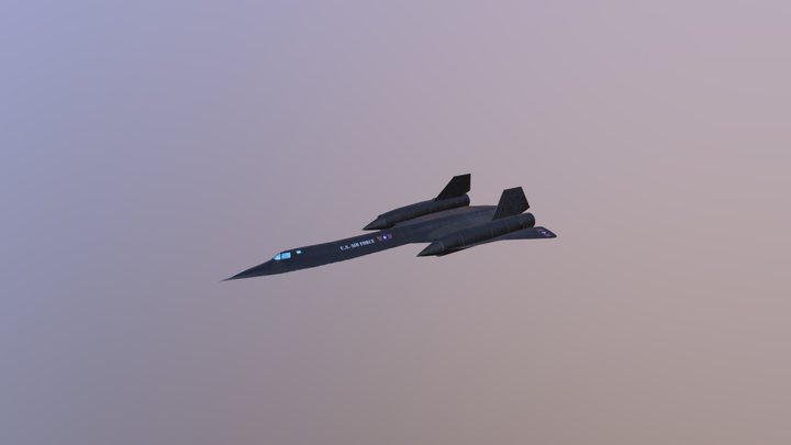 SR-71 (Blackbird) 3D Model