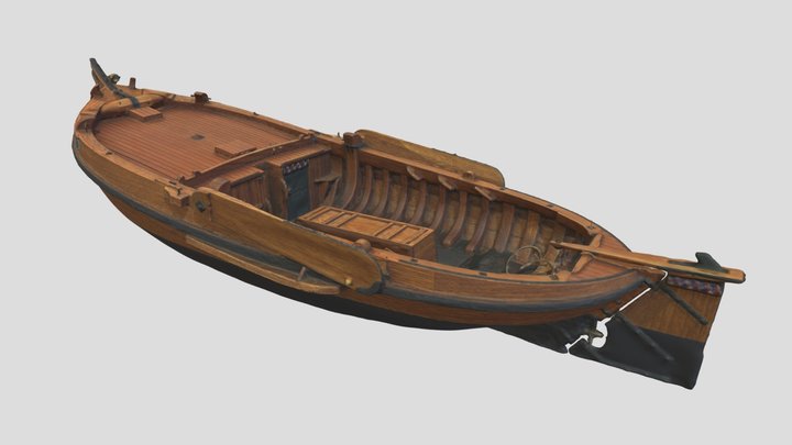 Huizer botter model 1:20 3D Model
