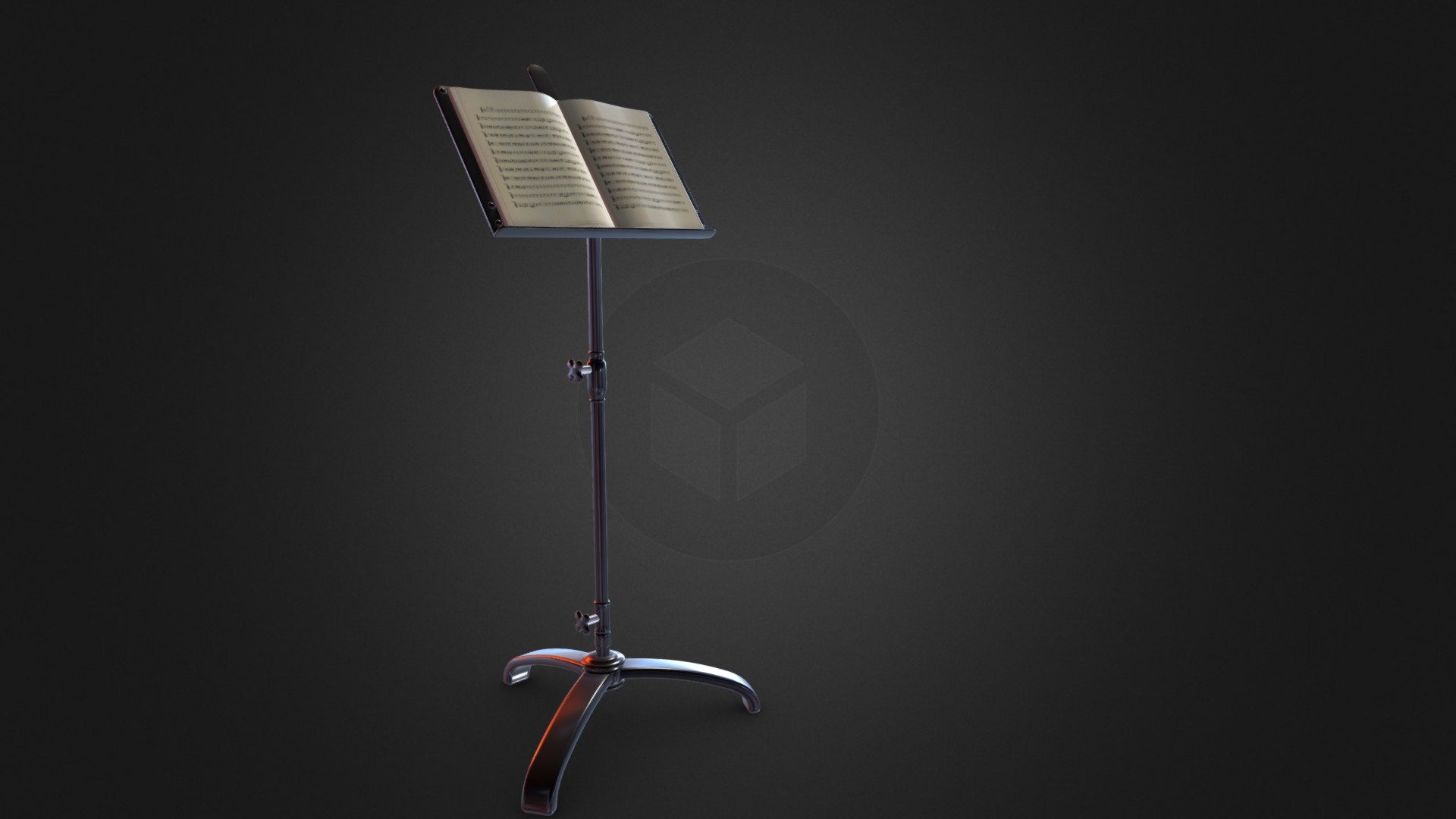 3D Book Stand for Reading 3D model by Kailash H Kanojia