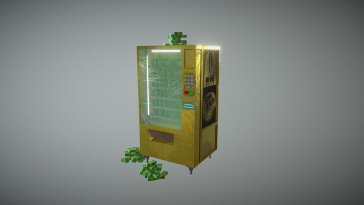 GitRich Vending Machine 3D Model