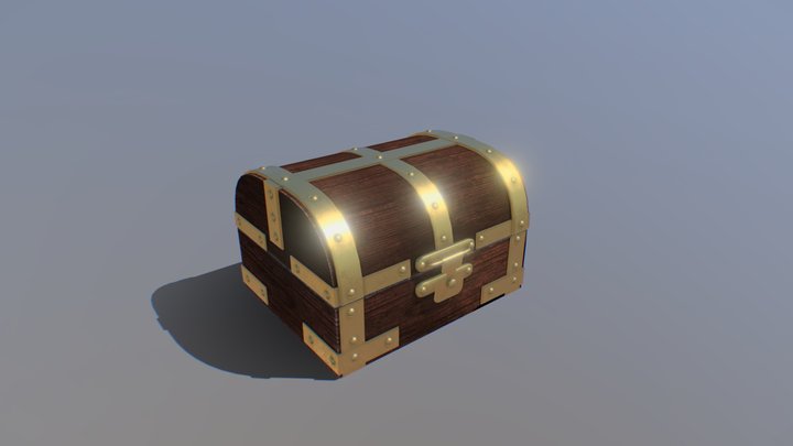 animated Chest 3D Model