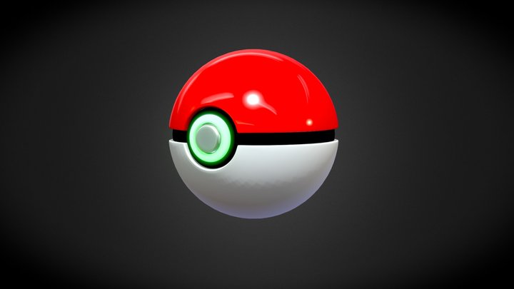 Pokebola 3D Model