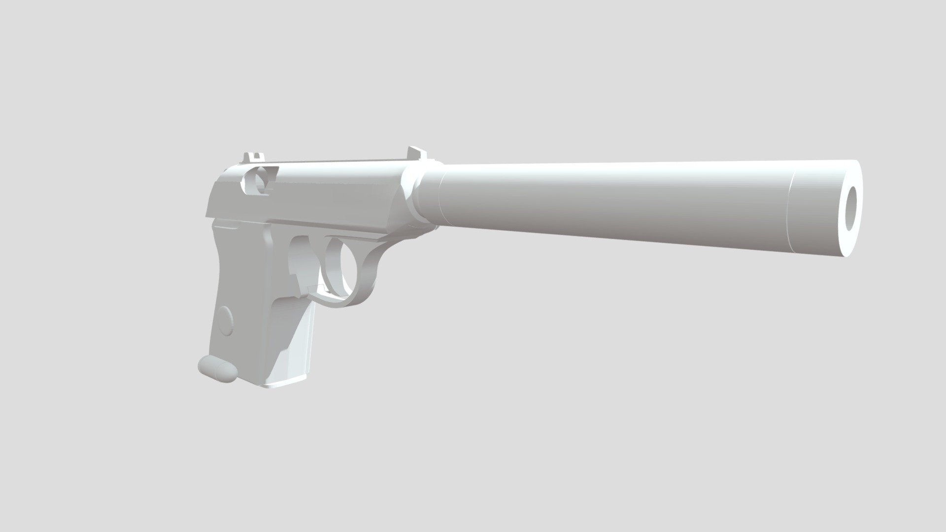 Walther PPK WIP - 3D model by rondice [cc7b5ce] - Sketchfab