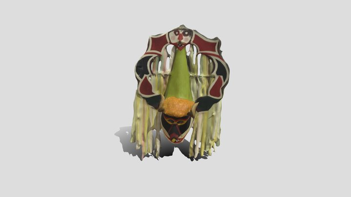 Carnaval Mask 3D Model