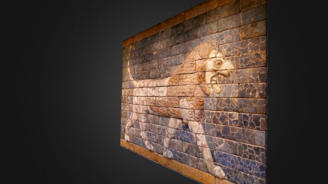 Lion rugissant de Babylone - British Museum 3D Model