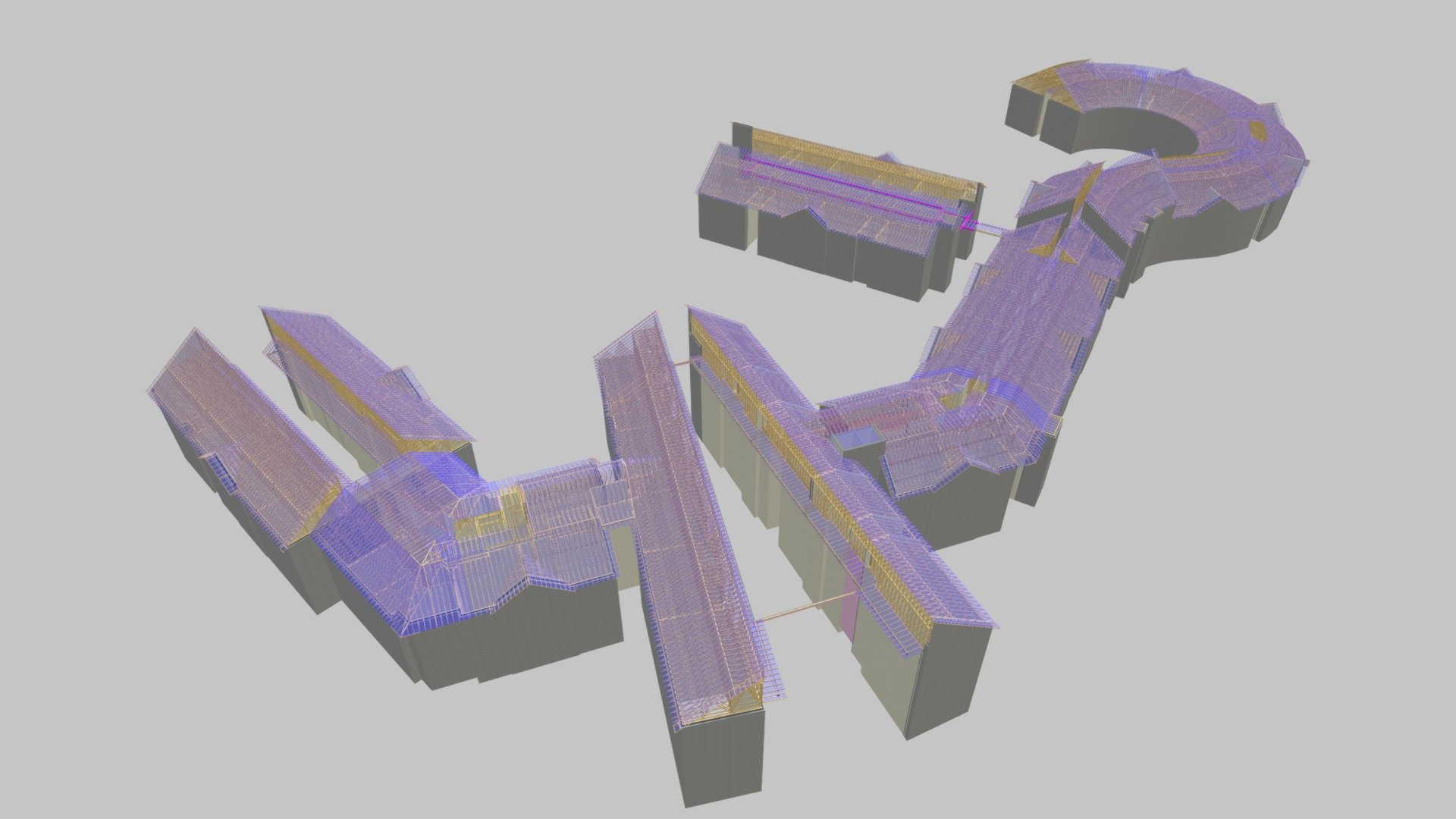 Wixam Retirement Village — Sketchfab embed 3D viewer