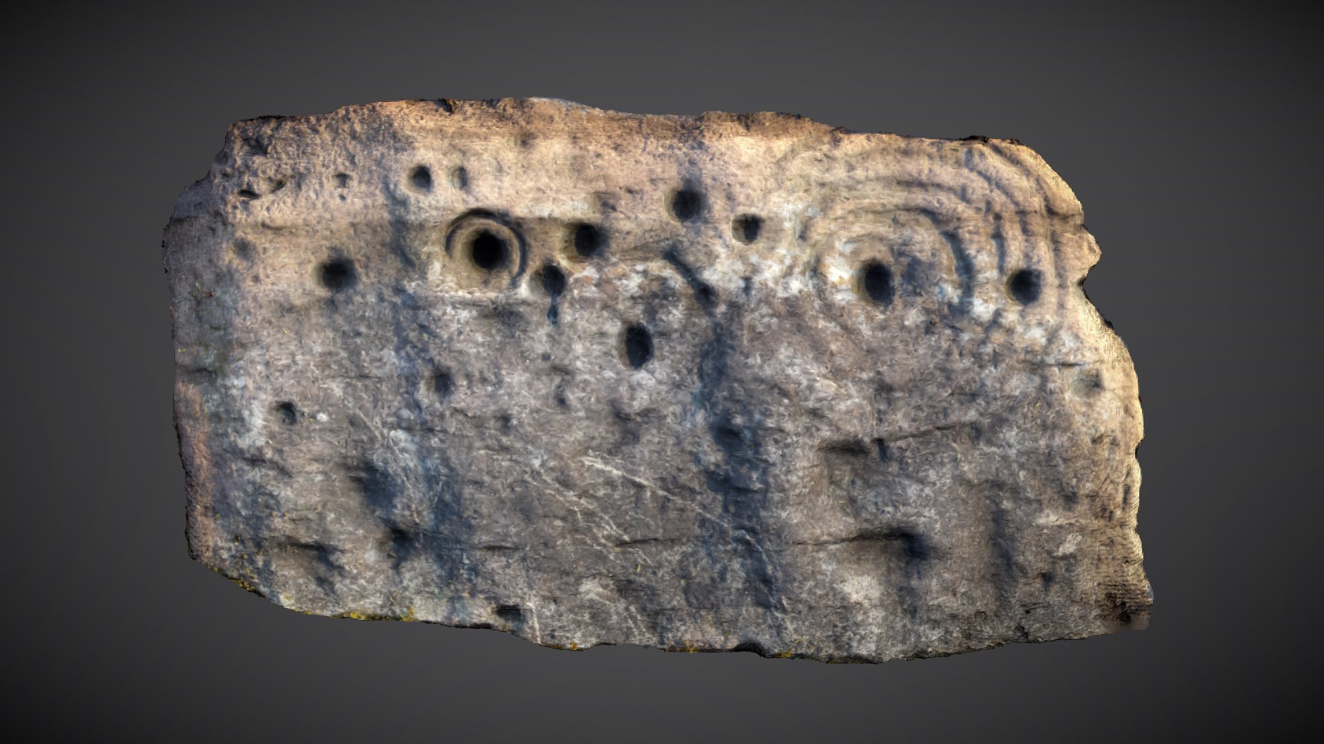 Blarnaboard, Panel 2 - Cup & Ring Marked Rock