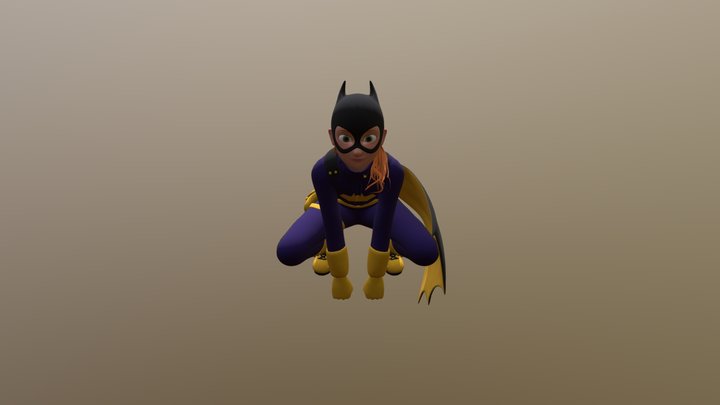 Batgirl 3D Model