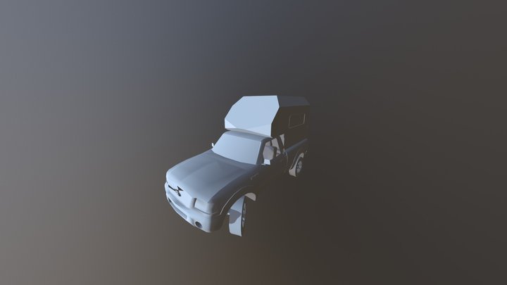 Truck Camper 3D Model