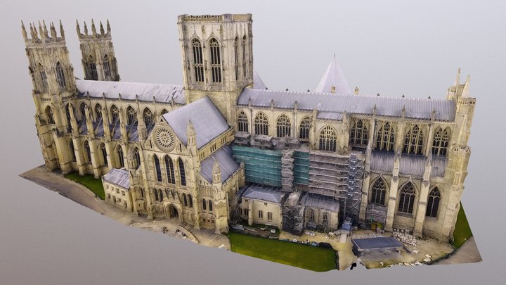 York Minster (Cathedral Only) 3D Model