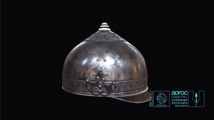 Casque de l'oppidum d'Ensérune (restitution) 3D Model