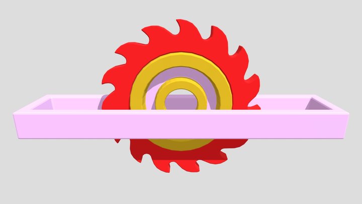 Saw Blade- Cutter 3D Model
