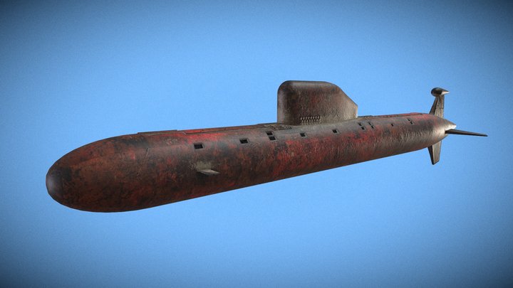 Drowned Submarine – Kostenloses 3D-Modell STL