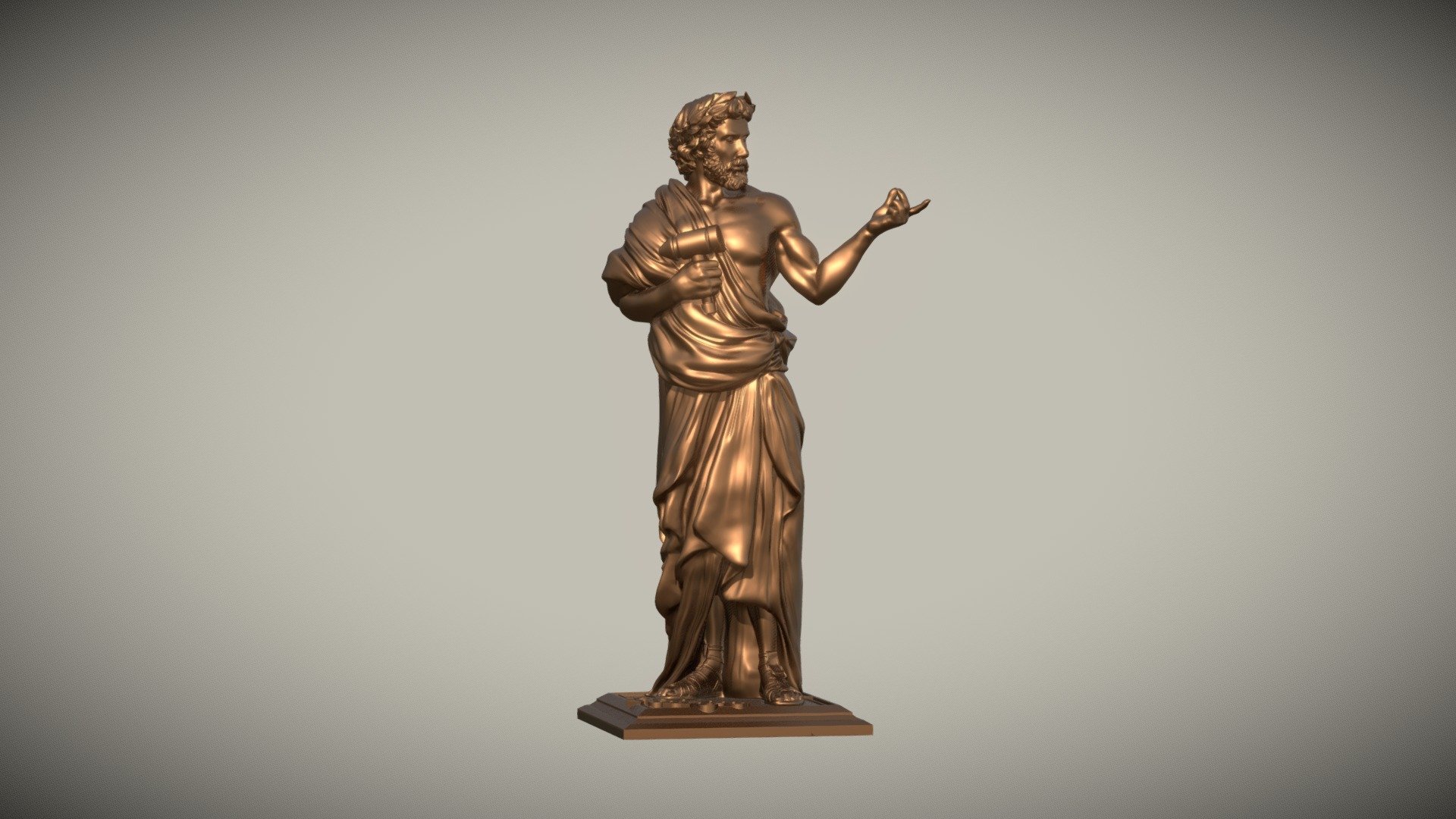 First Player Statue - Foundations of Rome