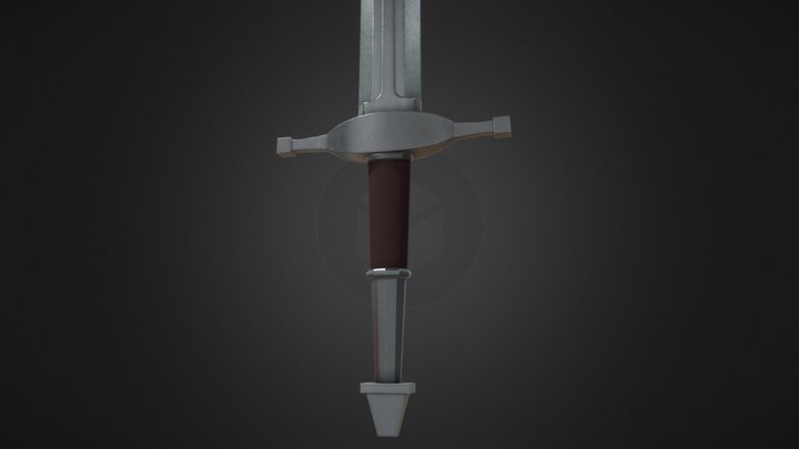 RPG Long Sword 3D Model