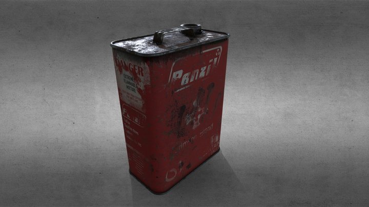 Fuel Can 3D Model