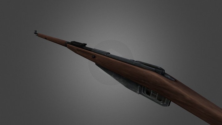 Mosin nagant medal of honor europe 3D Model