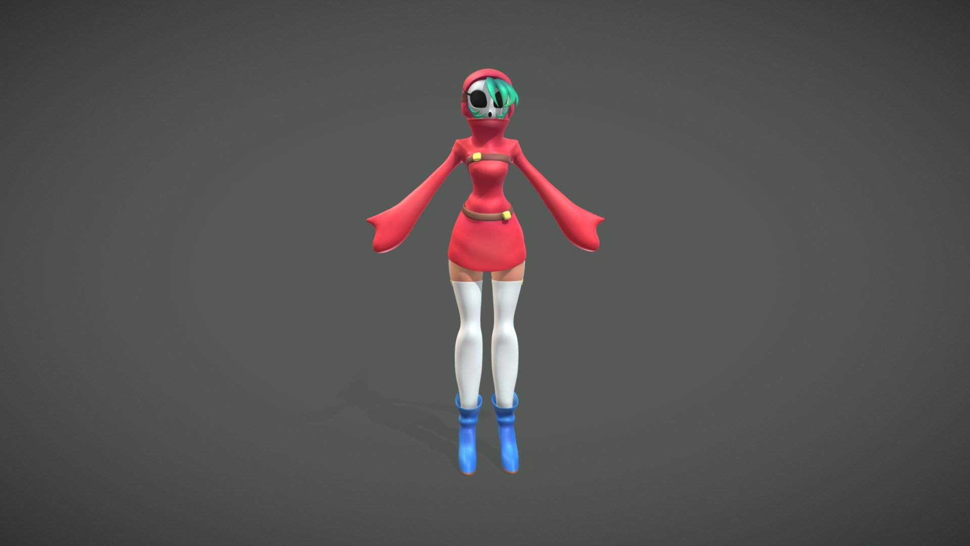 Shygal - 3D model by redaix (@Redaixpictures) [cc85633]