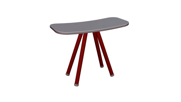 Banco Matero Transportable 3D Model