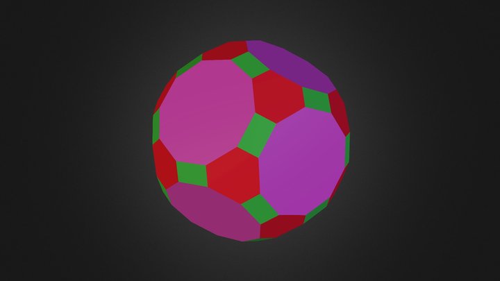 GranRombicosidodecaedro (4,6,10) 3D Model