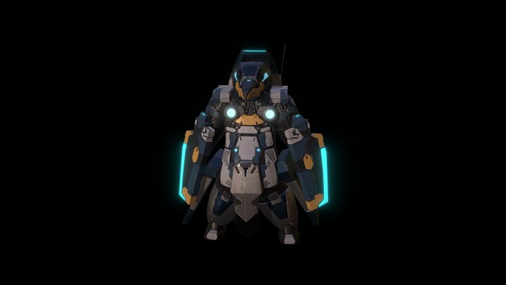 Penguin Robot 3D Model