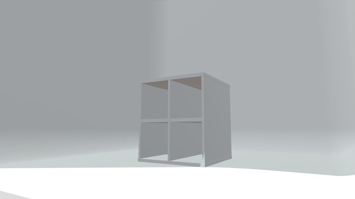Ikea cube unit 3D Model