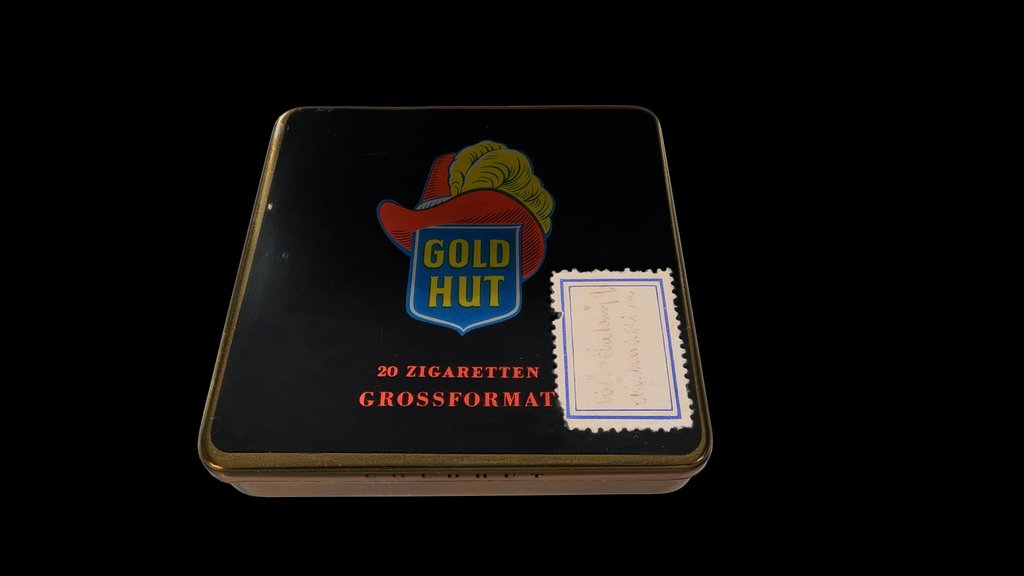 Vintage Cigarette Case "Goldhut" From The 1960s