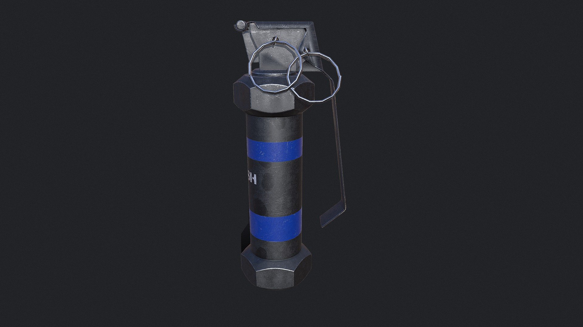 RE2 Remake Flash Grenade Download Free 3D model by andrewkingdev