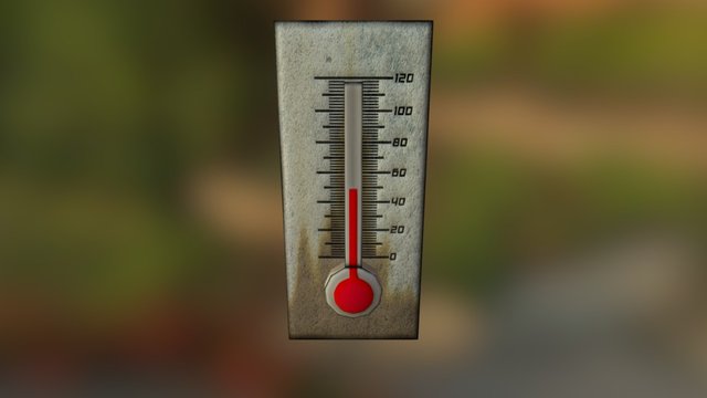Keano/Dave High Water Thermometer 3D Model