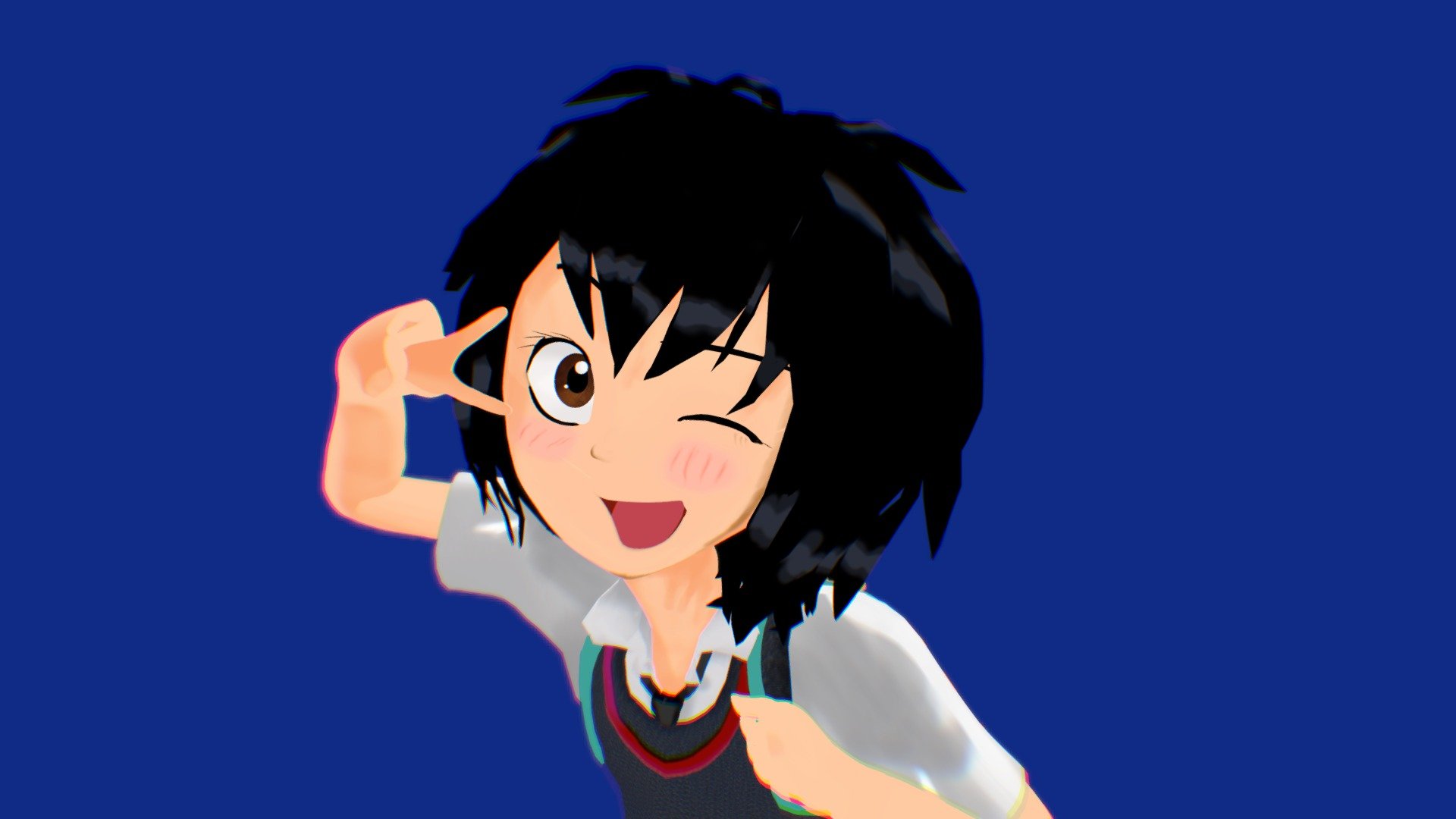Spider Verse Peni Parker Physical Education Warehouse 3d