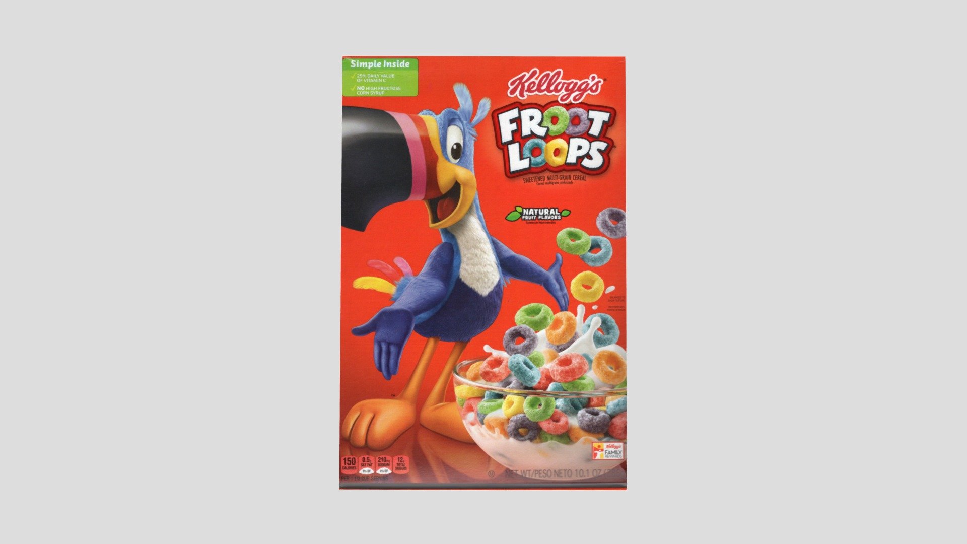 Froot Loops Cereal 3D Model $5 - .max .3ds .obj - Free3D