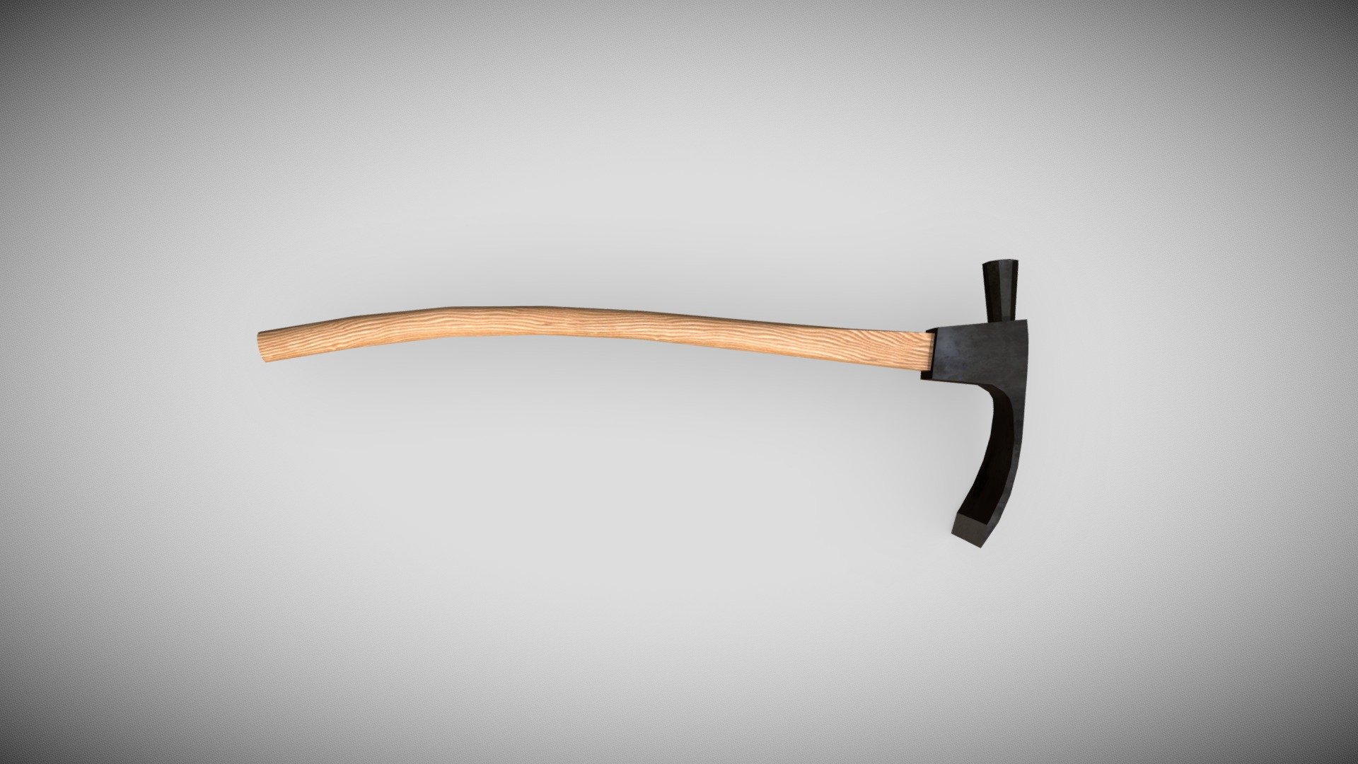 1800's Carpenter's Adze — Sketchfab embed 3D viewer