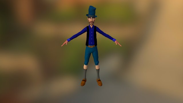 Character Texturing - Farmer 3D Model
