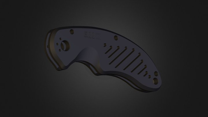TACTICAL KNIFE "5.11 Min-Pin Knife" 001 3D Model
