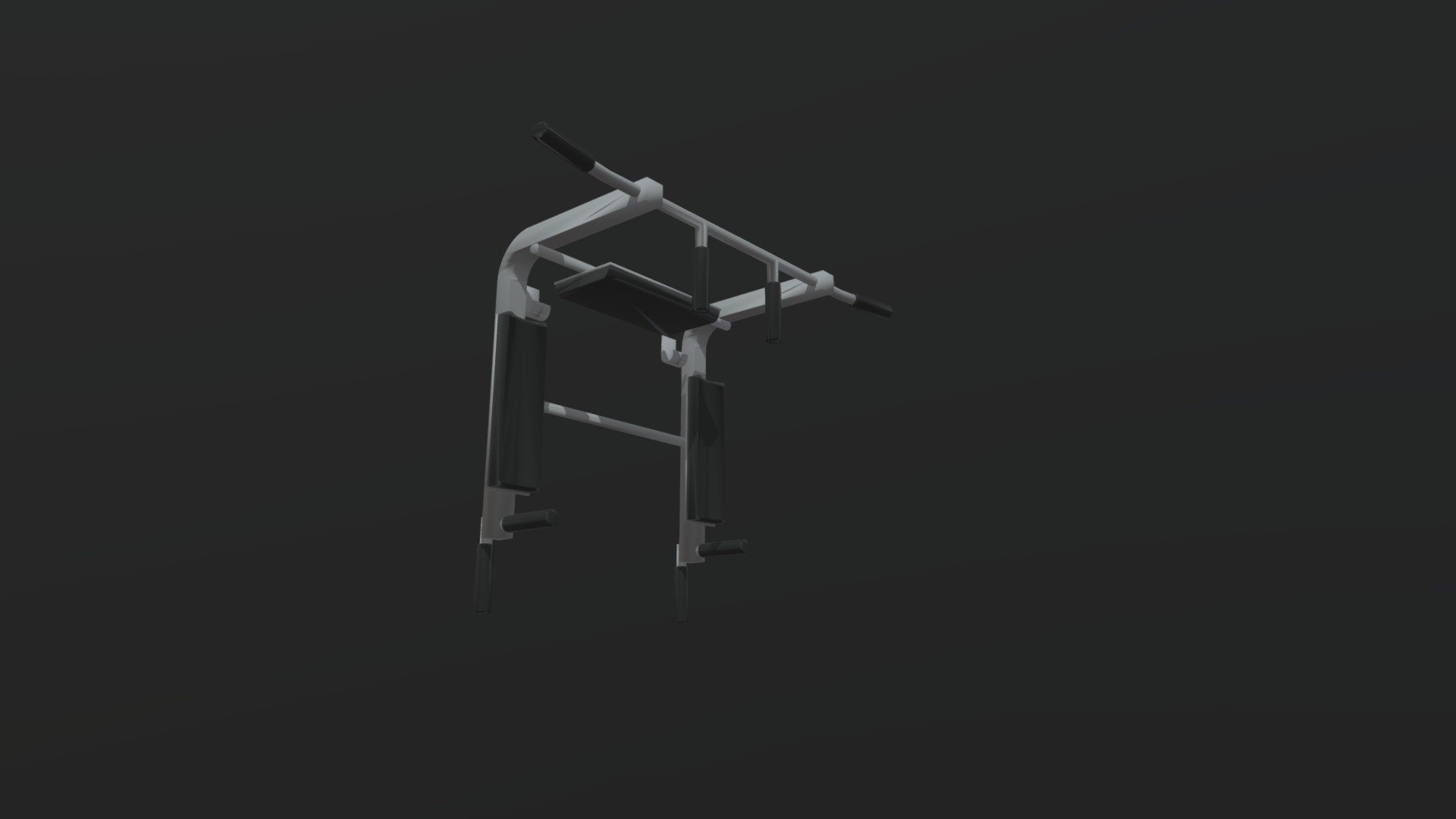 BENCHK: BLACK DIP BAR AND PULL-UP BAR 2IN1 D8 2