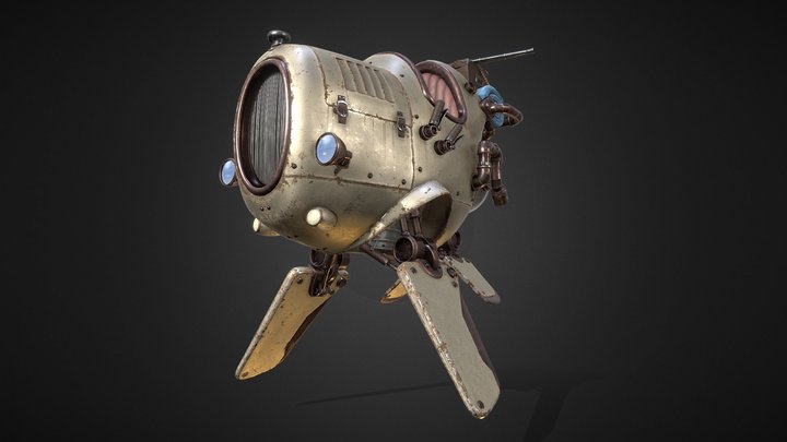 Flying Machine 3D Model