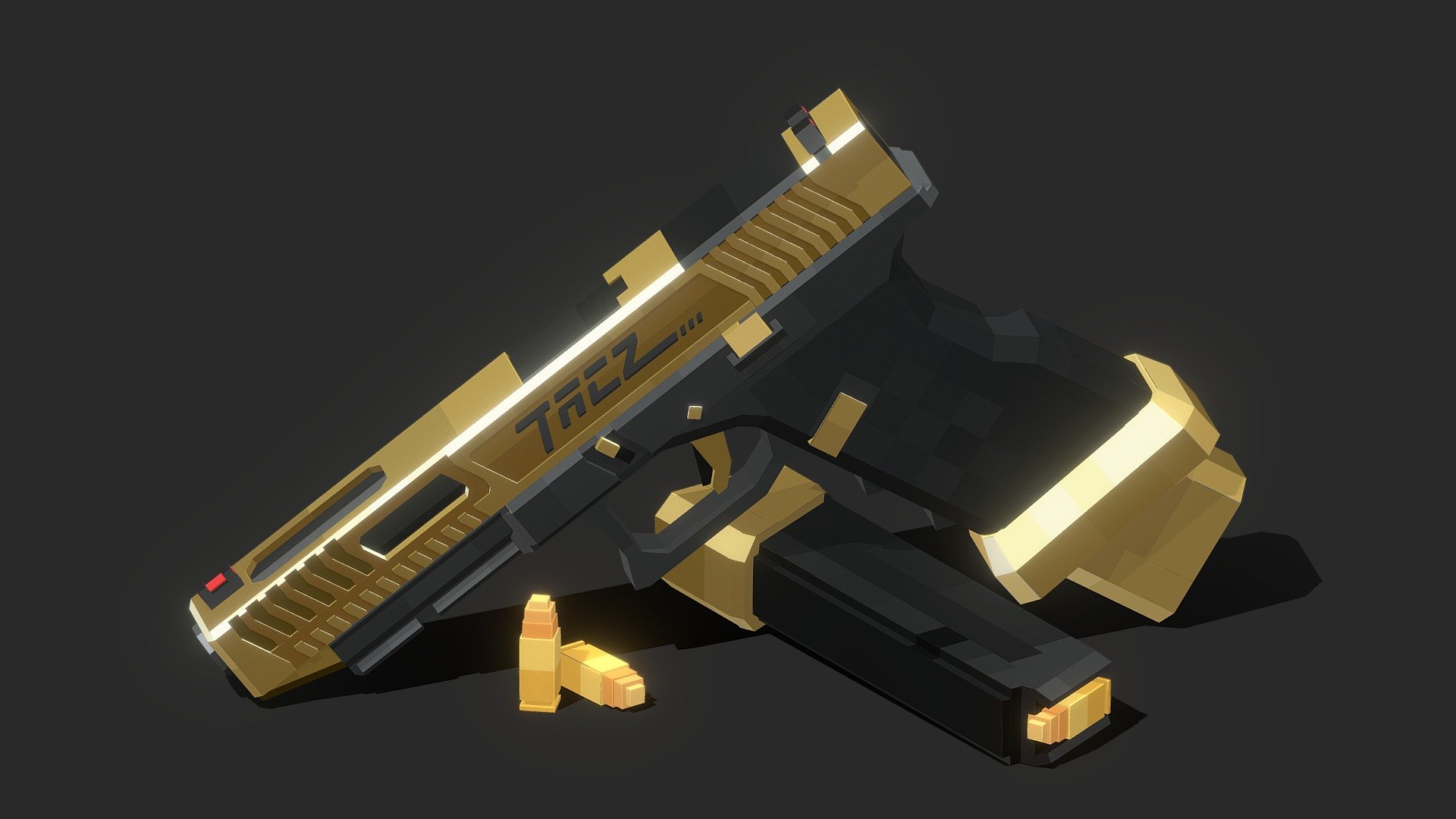 [TACZ] Golden G34 - 3D model by ZeroLouise (@Thienlong67) [cc8b30e ...