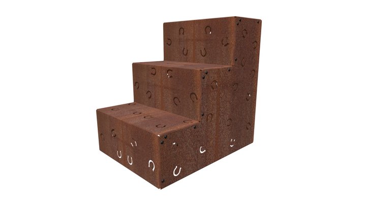 Montoir corten 3D Model
