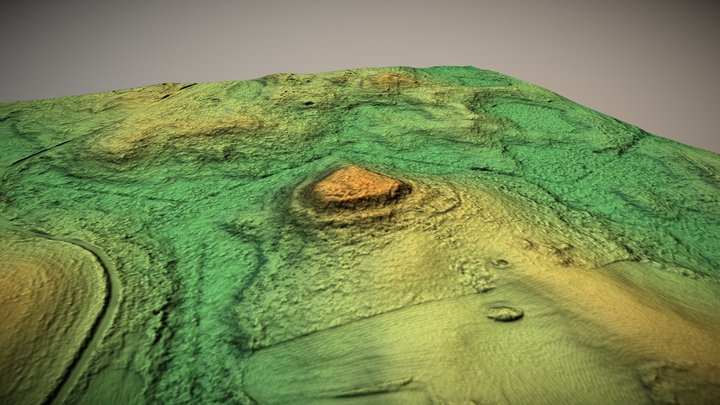 Klykių piliakalnis (Lithuania) – Gratis 3D-model STL