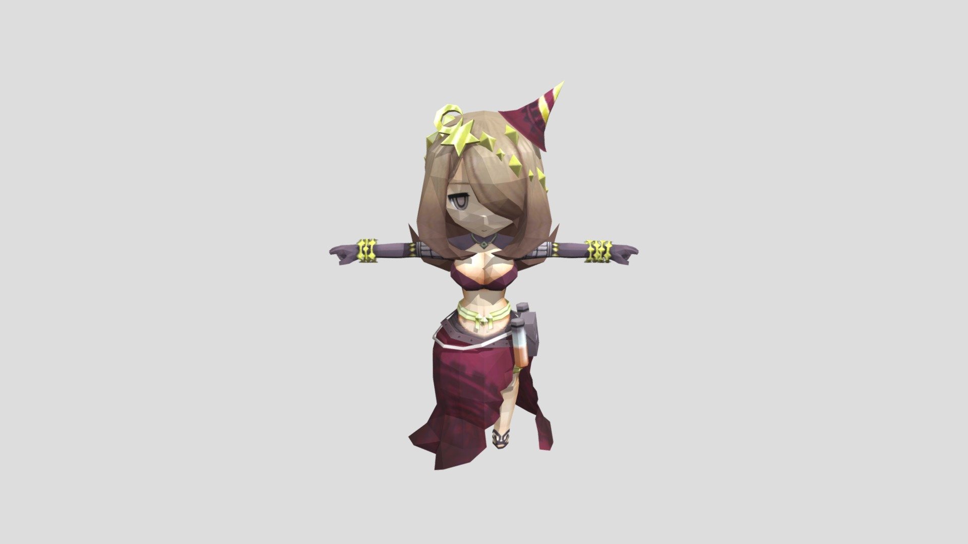 3DS - The Legend Of Legacy - Eloise - Download Free 3D model by Oui