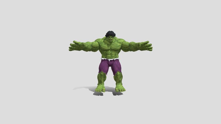 The Classic Hulk 3D Model