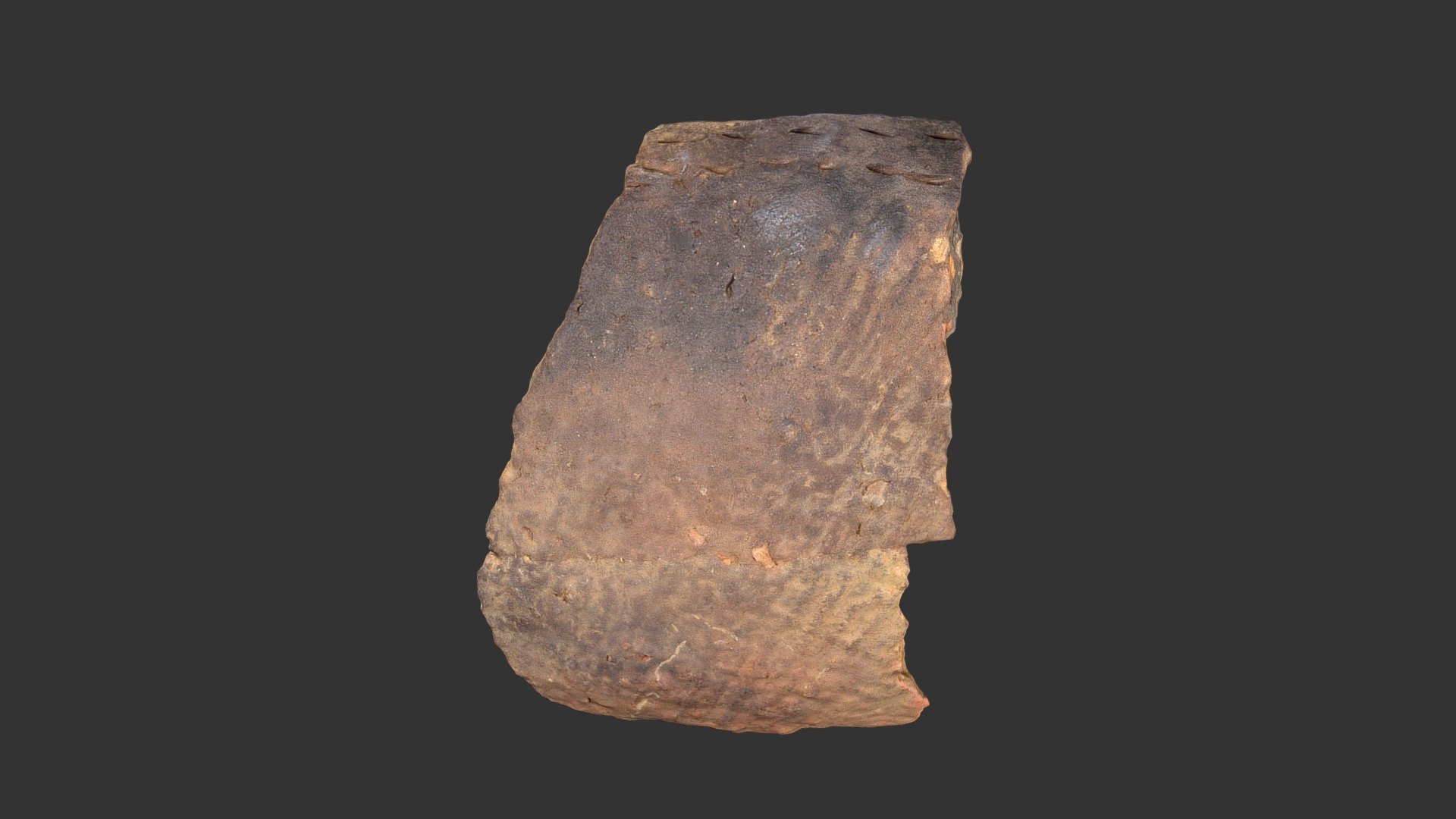 Pisgah Complicated Stamped Rimsherd (2094p1048)