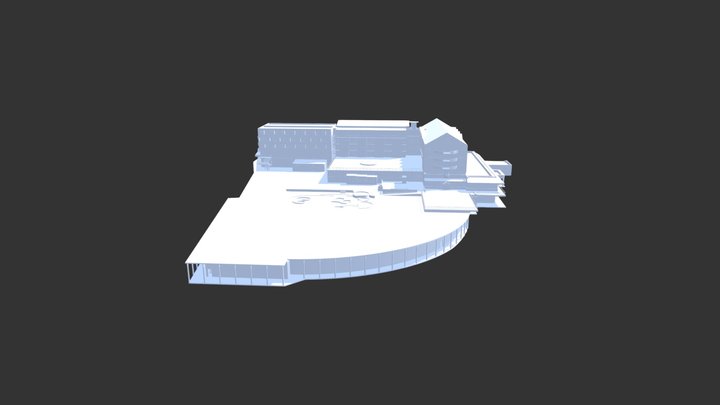 Комплекс зданий гостиницы Habakuk (превью) 3D Model
