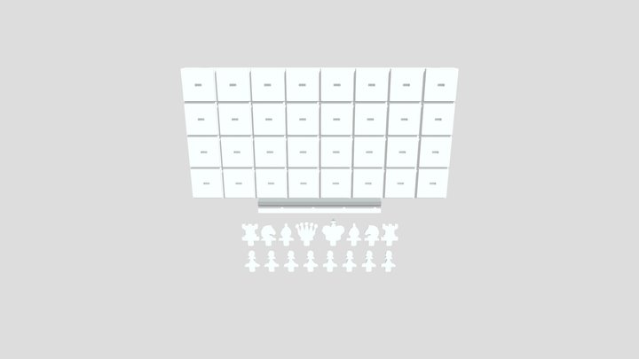 2D CHESS – Modello 3D gratuito STL
