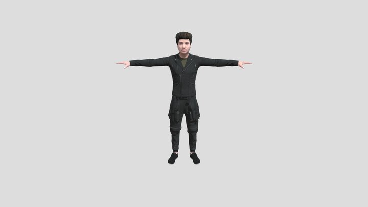 Human Character 3D Model