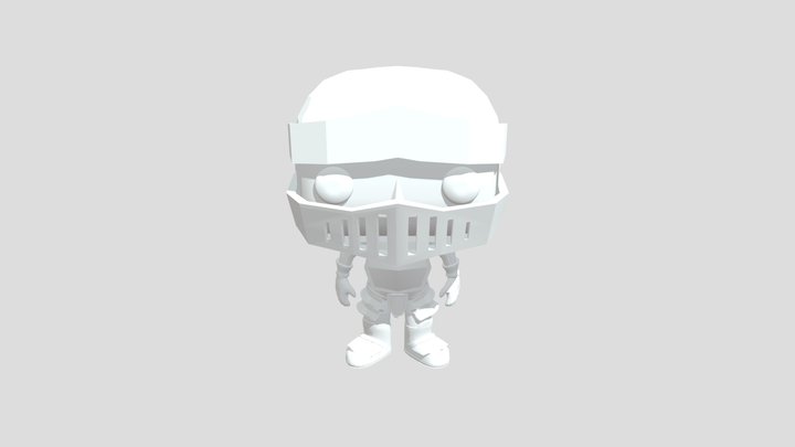 Funko Knight 3D Model (LOW POLY) 3D Model