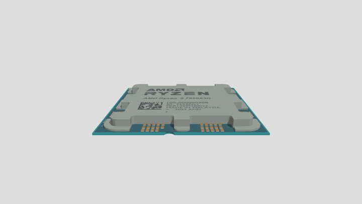 CPU AMD Ryzen 97950 – Free 3D Model STL